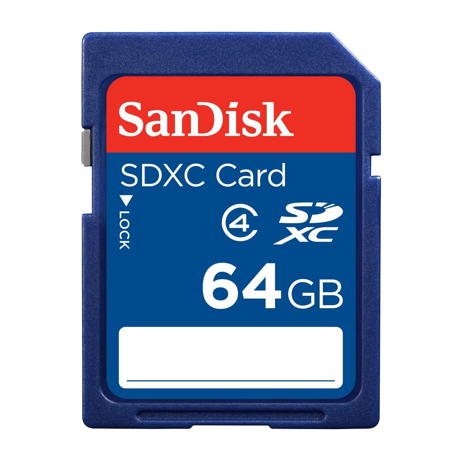 Sandisk 64gb sdxc 64 go classe 4