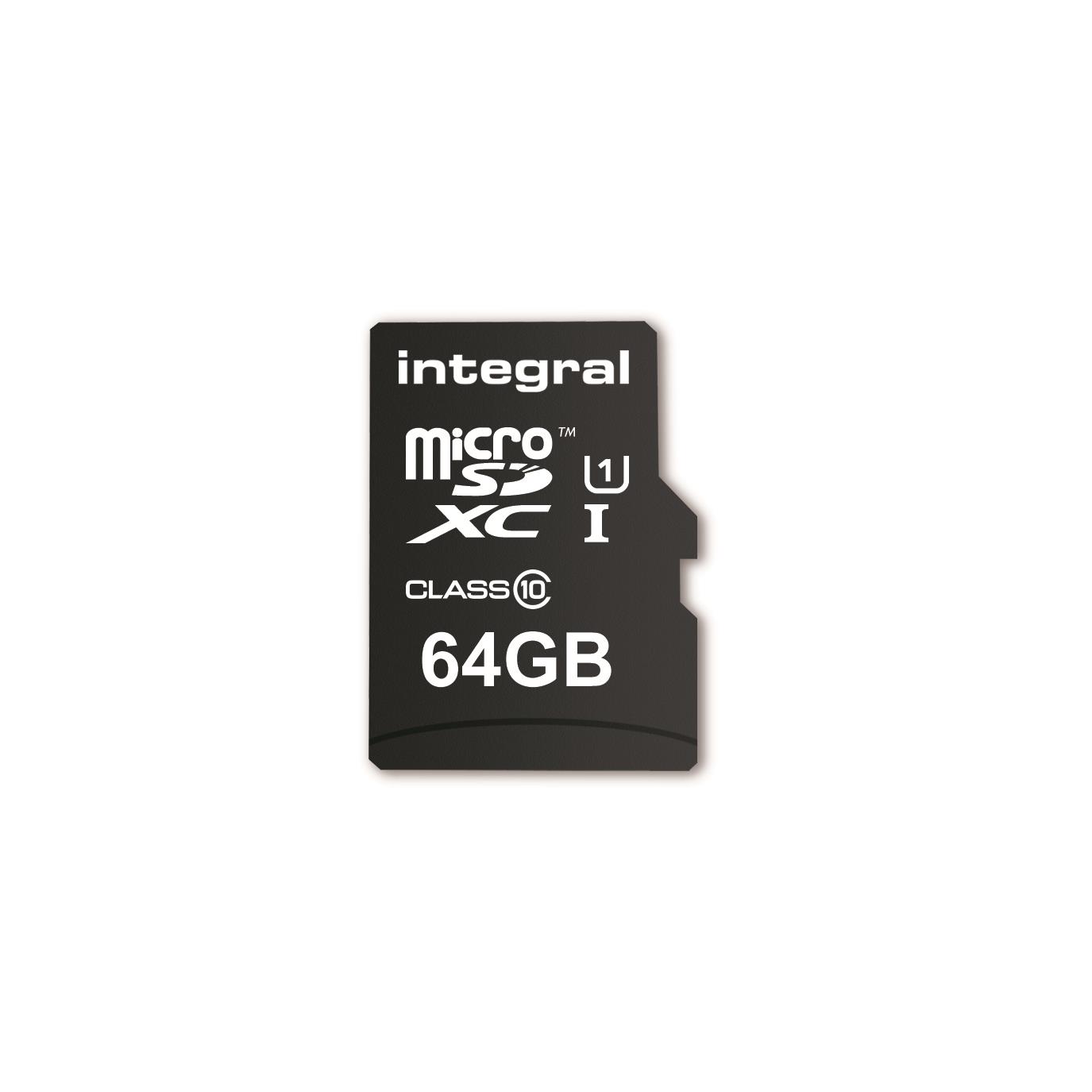 Integral inmsdx64g10-90sptab mmoire flash 64 go microsd uhs-i classe 10