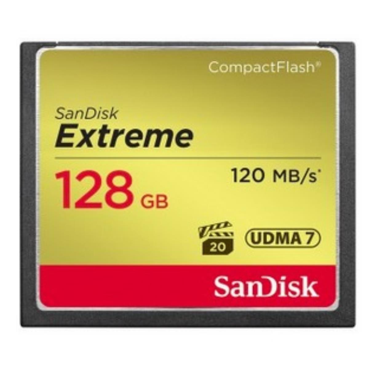 Sandisk cf extreme 128gb 128 go compactflash