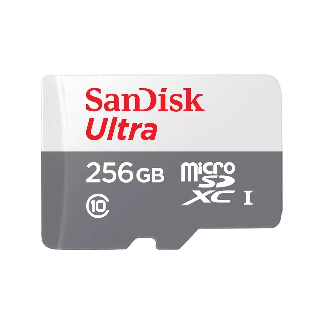 Sandisk ultra 256 go microsdxc uhs-i classe 10