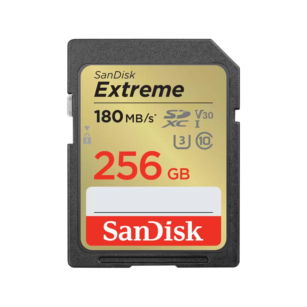 Sandisk extreme 256 go sdxc uhs-i classe 10