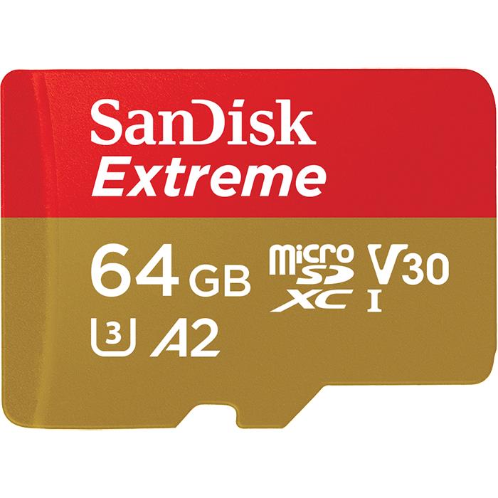 Sandisk extreme 64 go microsdxc uhs-i classe 10