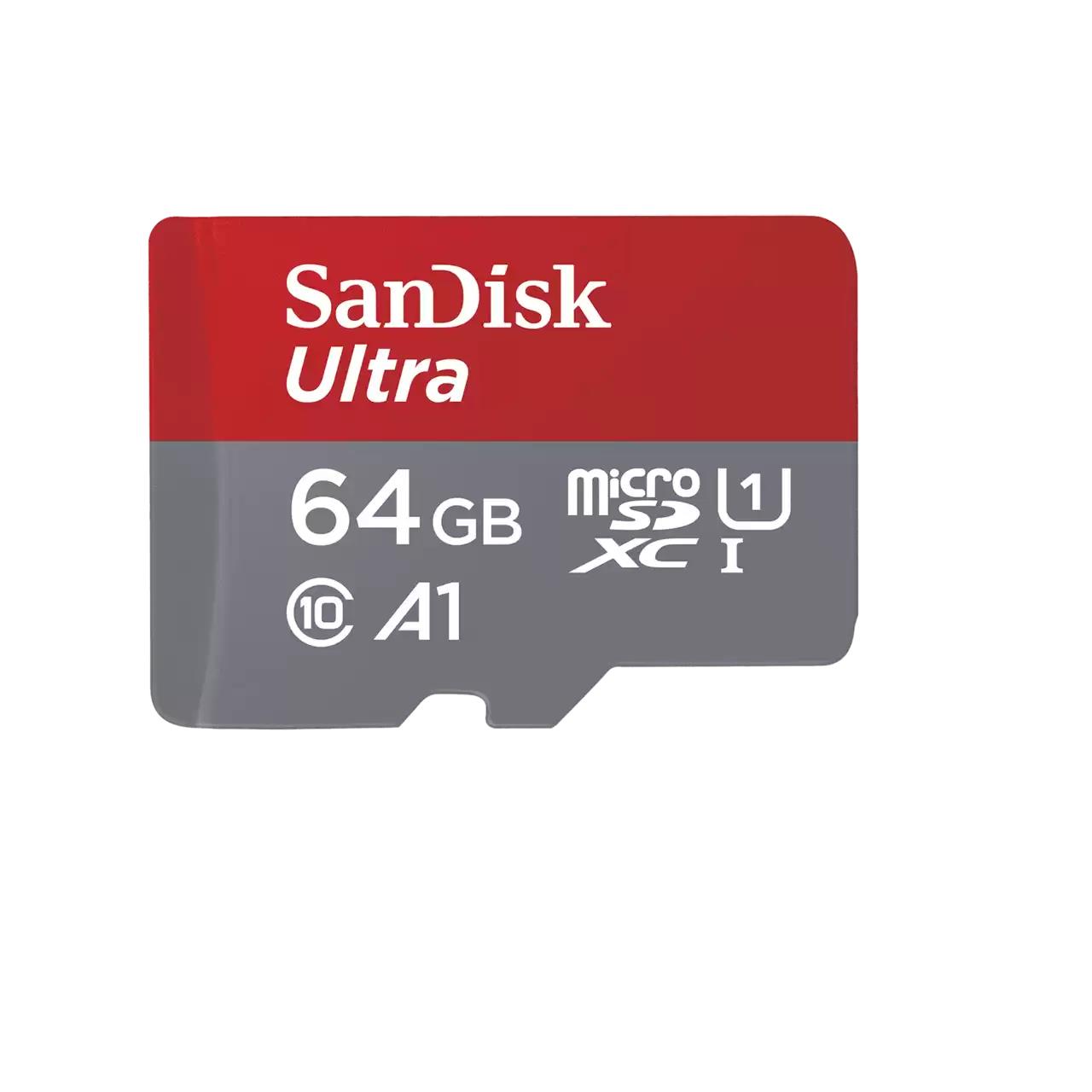 Sandisk ultra 64 go microsdxc uhs-i classe 10
