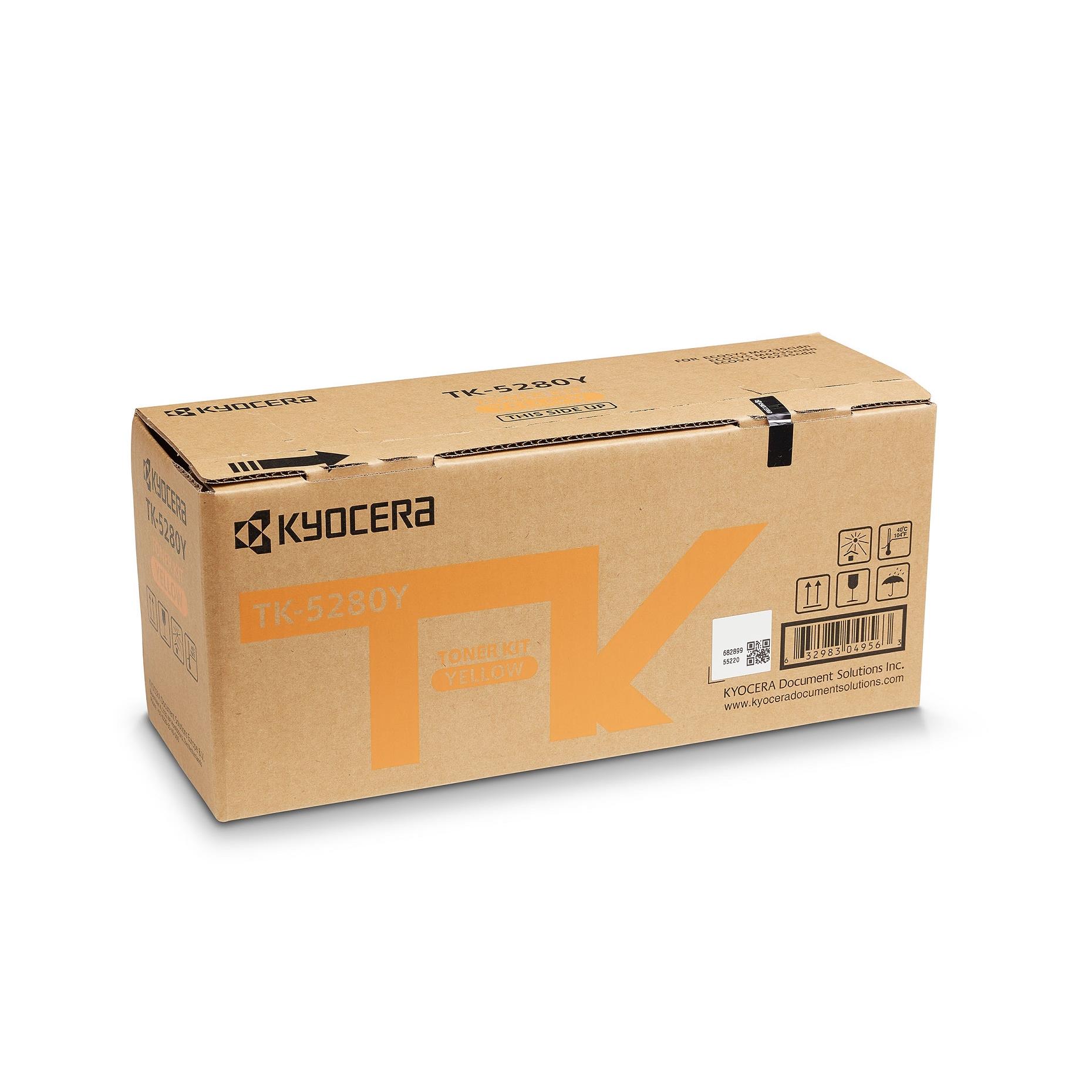 Cartouches de toner - Kyocera tk-5280y cartouche de toner 1 pice(s) original jaune