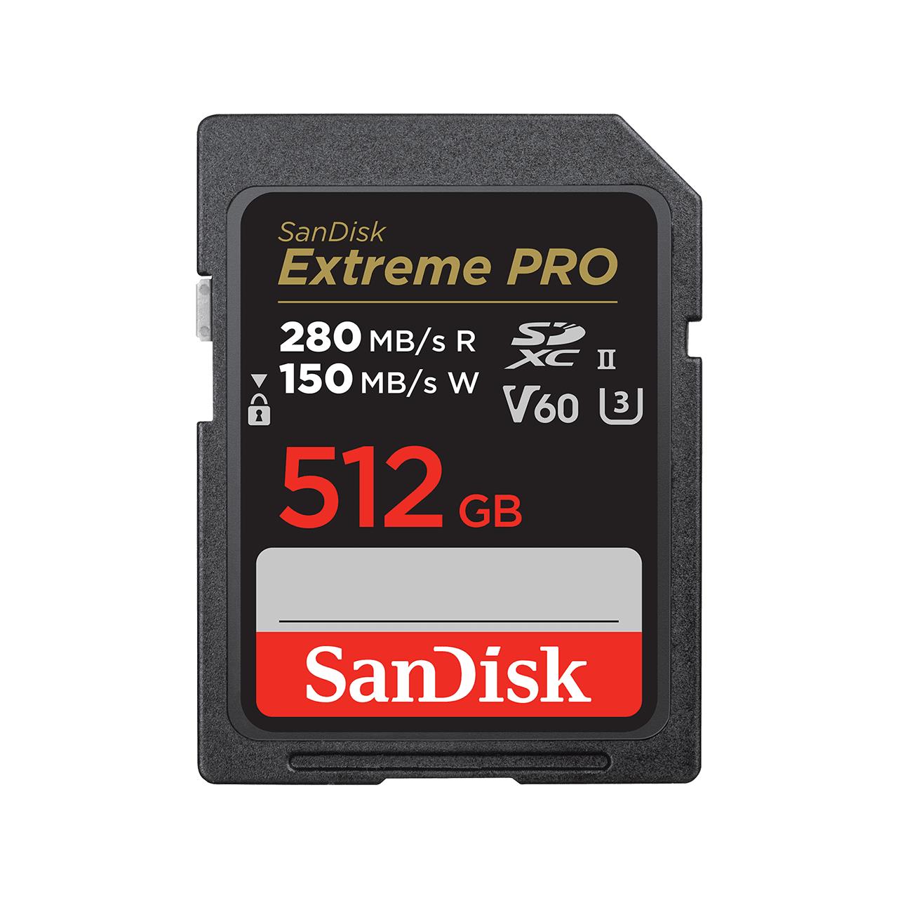 Sandisk sdsdxep-512g-gn4in m�moire flash 512 go sdxc uhs-ii classe 10