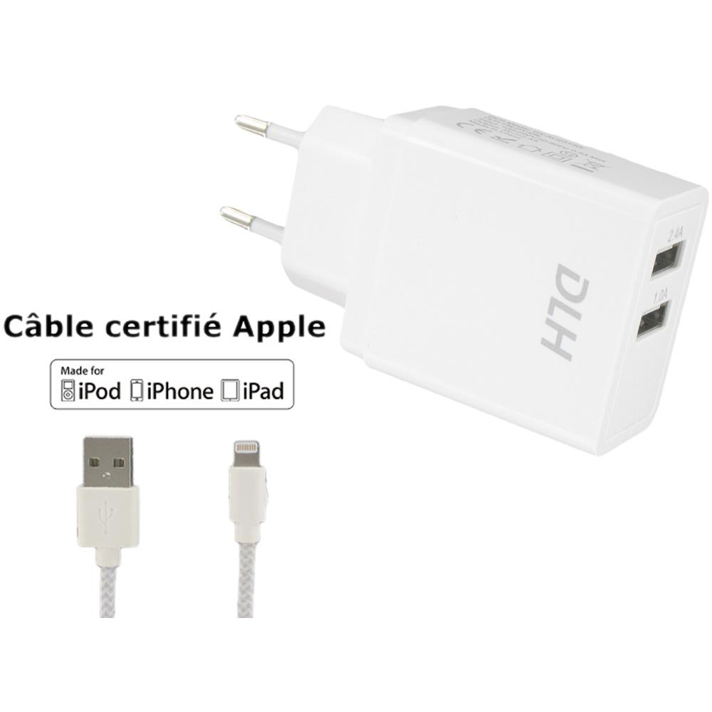 12W USB Charger Iphone Ipad Mfi