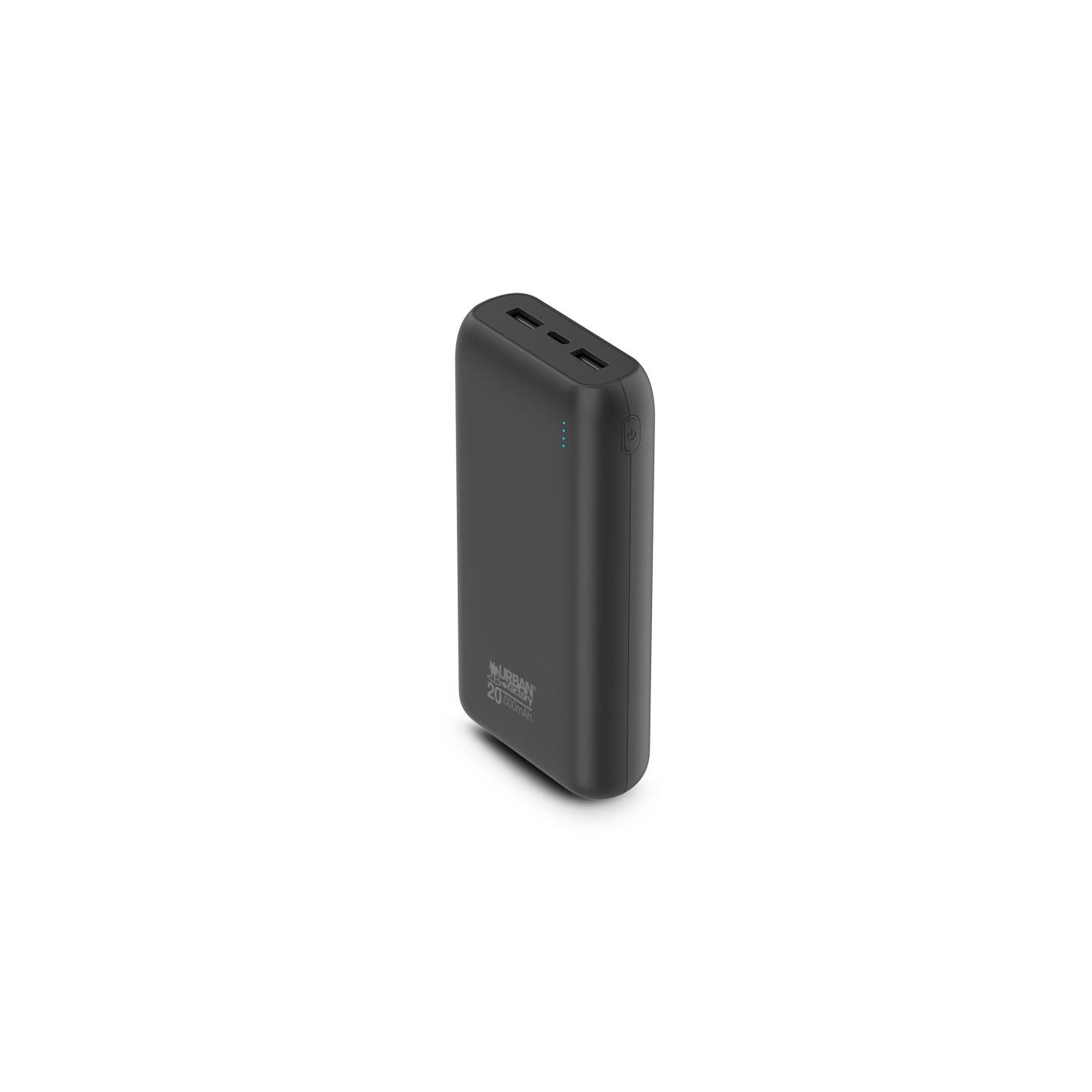 Batterie de secours externe (power bank) - Urban factory upb25uf banque d'alimentation lectrique polymre 20000 mah noir