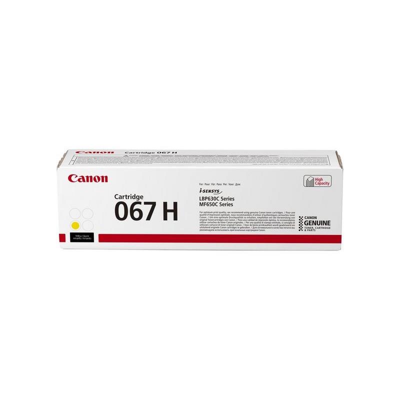 Cartouches de toner - Canon 067h cartouche de toner 1 pice(s) original jaune