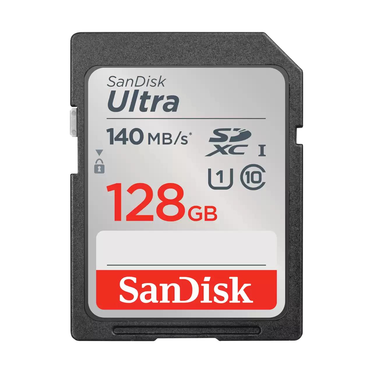 Sandisk ultra 128 go sdxc uhs-i classe 10