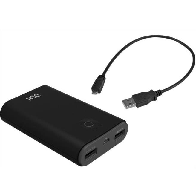 Batterie de secours externe (power bank) - Dlh batterie externe 2 ports usb 2.1a max 10050 mah