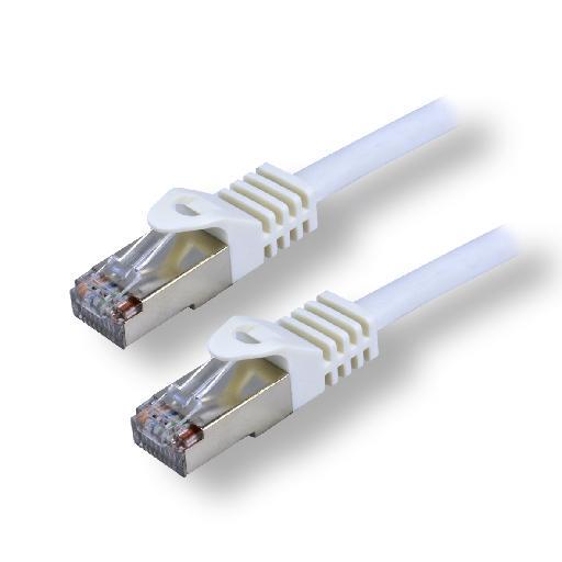 Mcl fcc7bmshf-3m/w cble de rseau blanc cat7 s/ftp (s-stp)