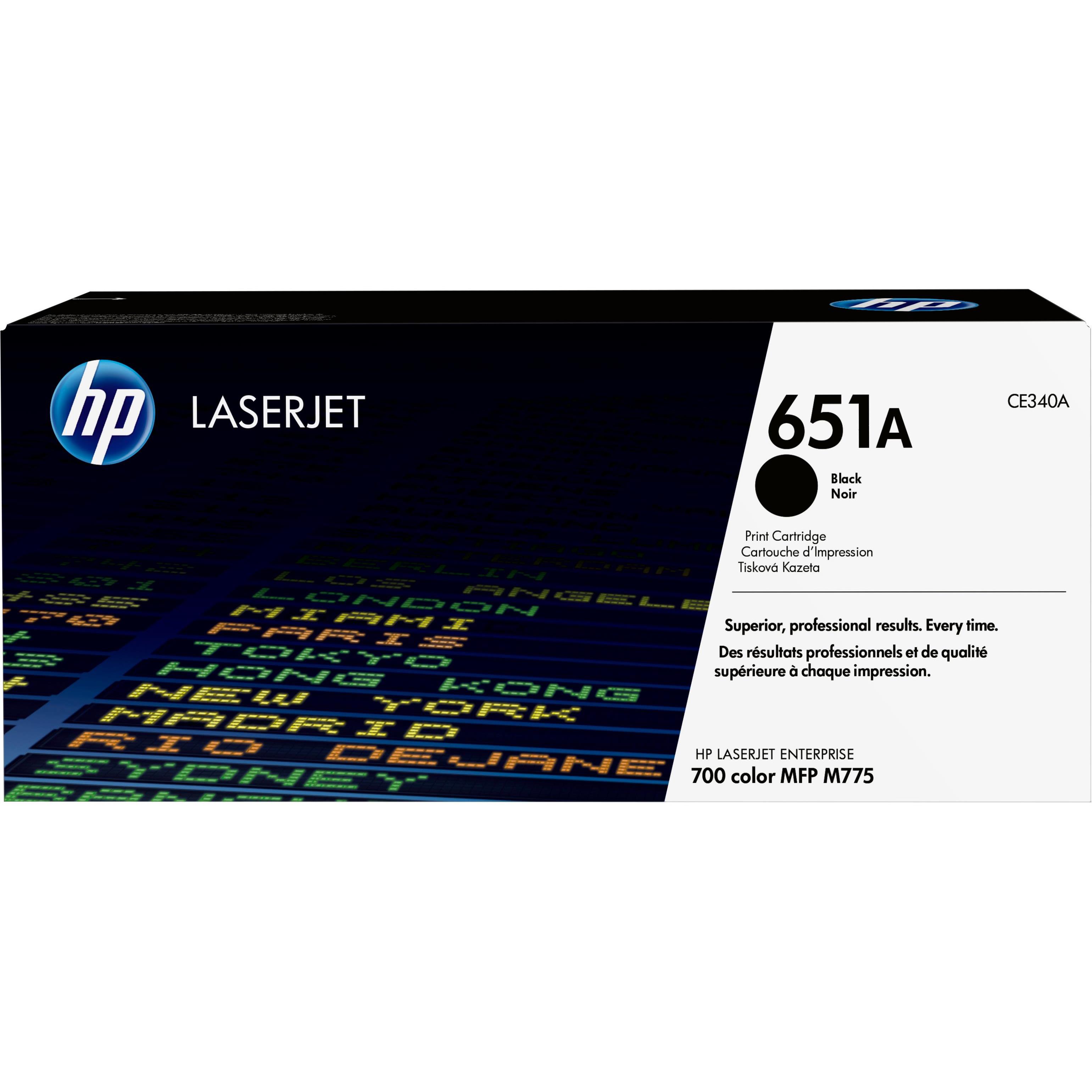Cartouches de toner - Hp 651a toner laserjet noir authentique