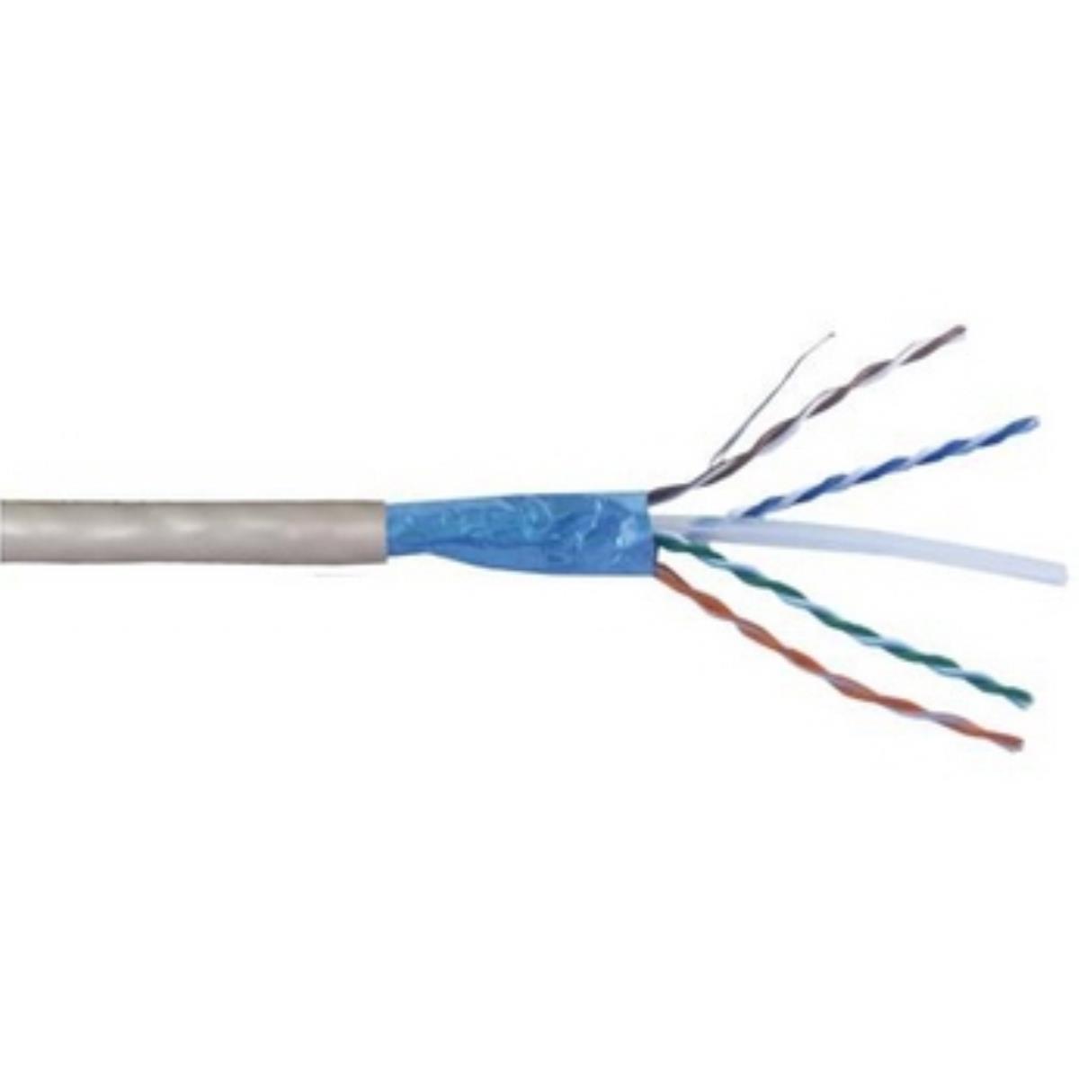 Mcl c6pbt/100 cble de rseau gris 100 m cat6