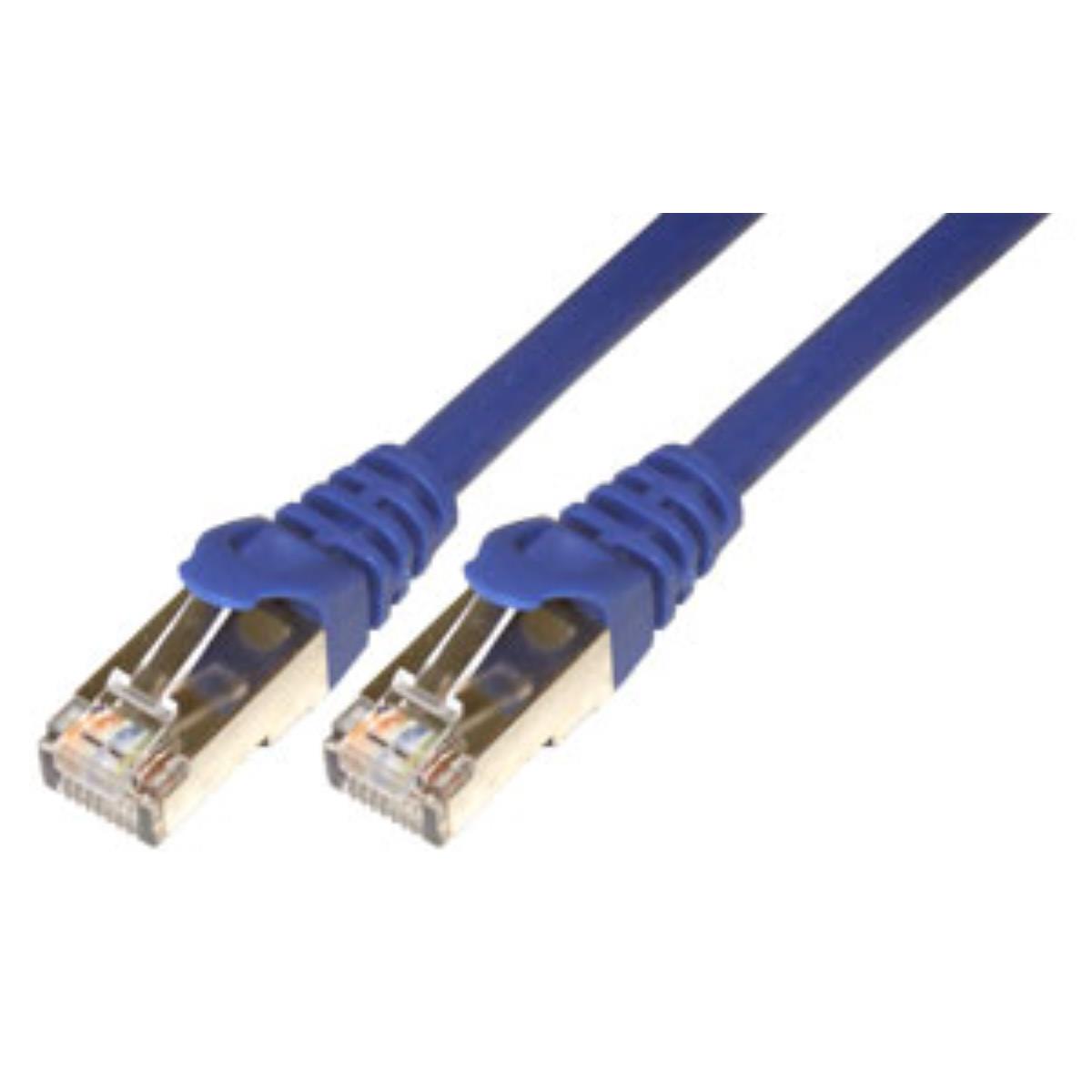 Mcl cable rj45 cat6 0.5m blue cble de rseau bleu 0,5 m f/utp (ftp)
