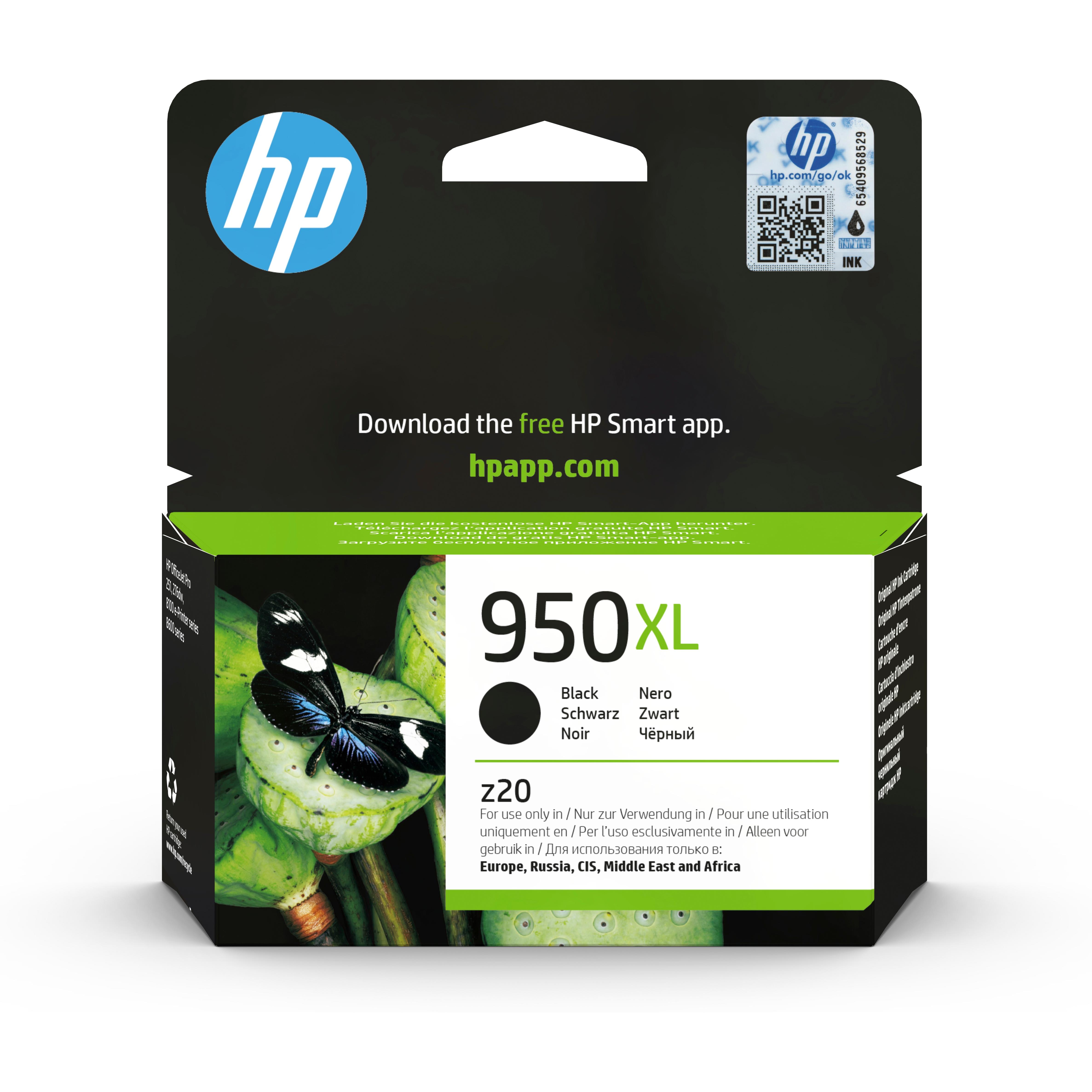 Cartouches pour imprimantes - Hp 950xl cartouche d'encre noir grande capacit authentique