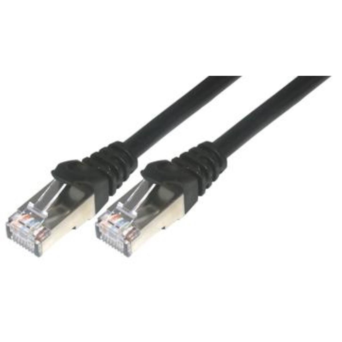 Mcl fcc6bm-0.5m/n cble de rseau noir 0,5 m cat6 f/utp (ftp)