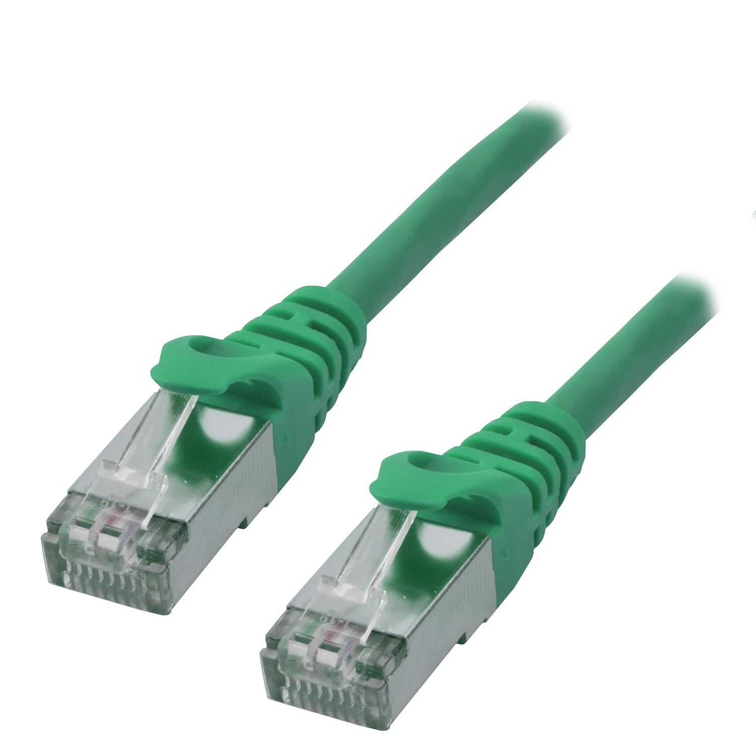 Mcl cable rj45 cat6 0.5m green cble de rseau vert 0,5 m f/utp (ftp)