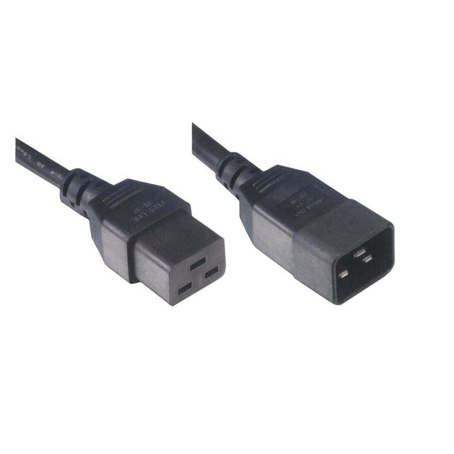 Mcl mc911-2m cble lectrique noir coupleur c20 coupleur c19