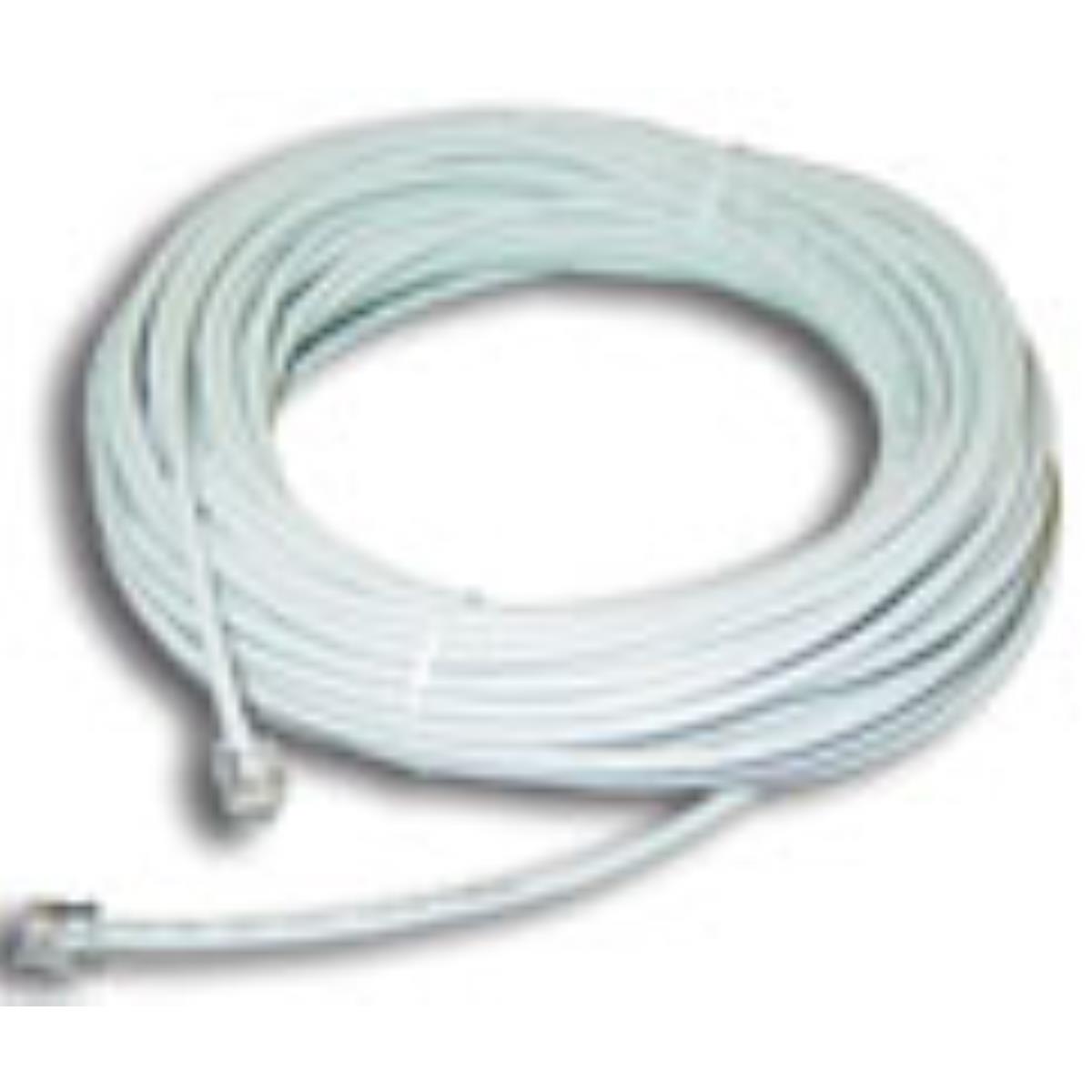 Mcl cordon modem adsl cable rj11 2m ivoire