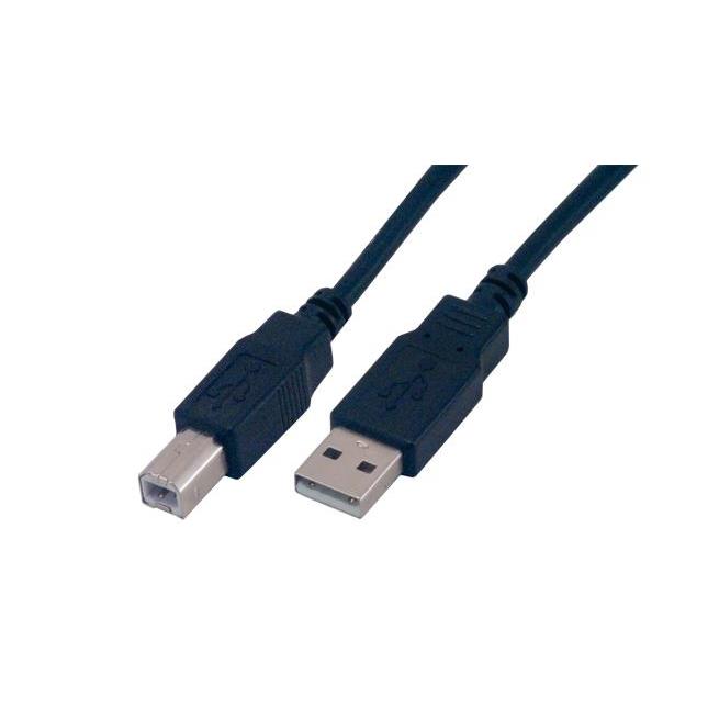 Mcl 2m usb2.0 a/b cble usb usb a usb b noir