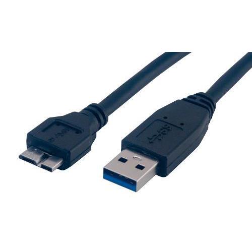Mcl 1.8m usb3.0 cble usb usb 3.2 gen 1 (3.1 gen 1) 1,8 m micro-usb b usb a noir