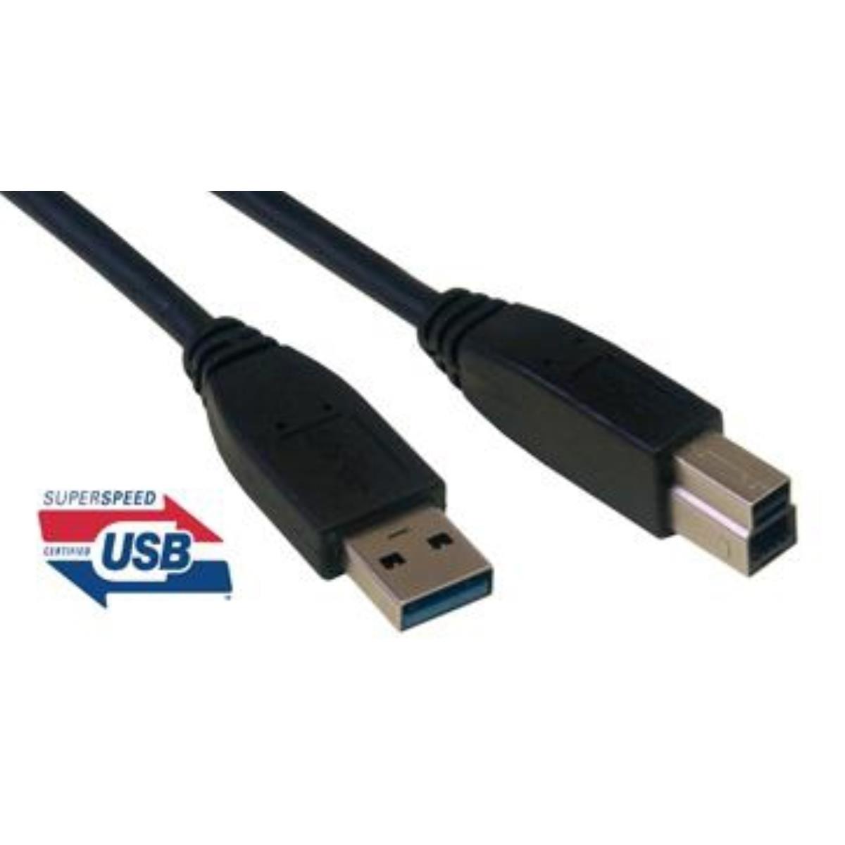 Mcl mc923ab-2m/n cble usb usb a usb b noir