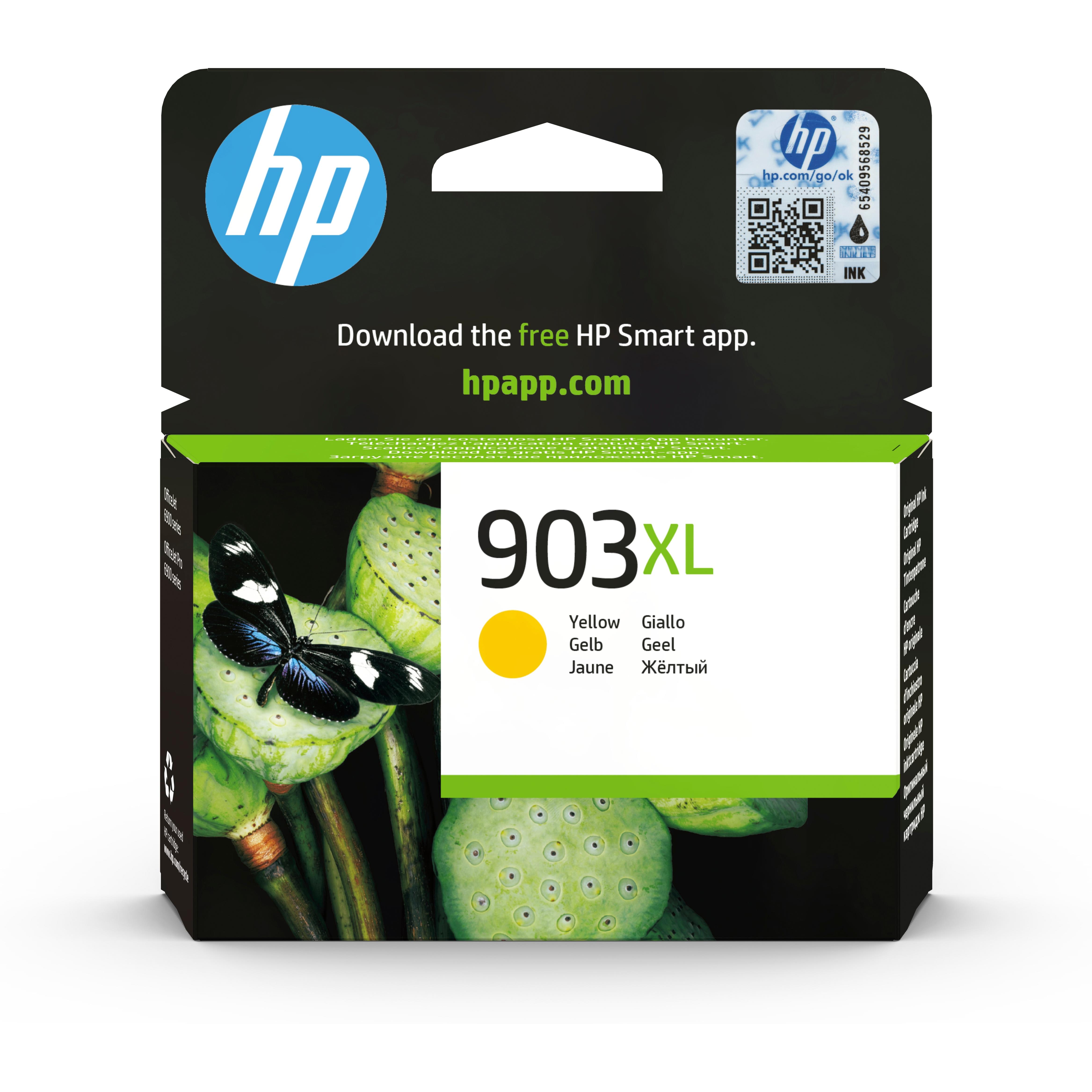 Cartouches pour imprimantes - Hp 903xl cartouche d'encre jaune grande capacit authentique