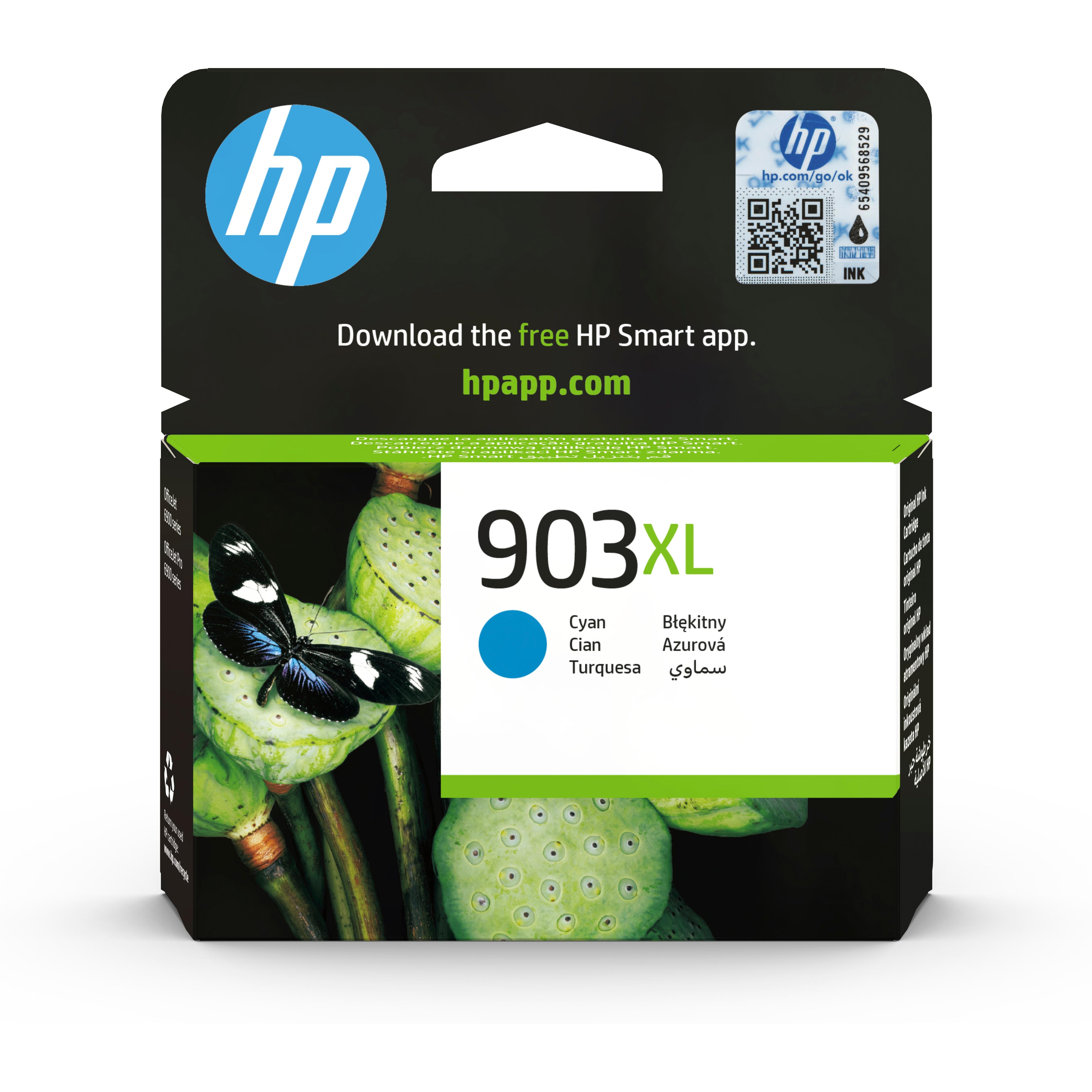 Cartouches pour imprimantes - Hp 903xl cartouche d'encre cyan grande capacit authentique