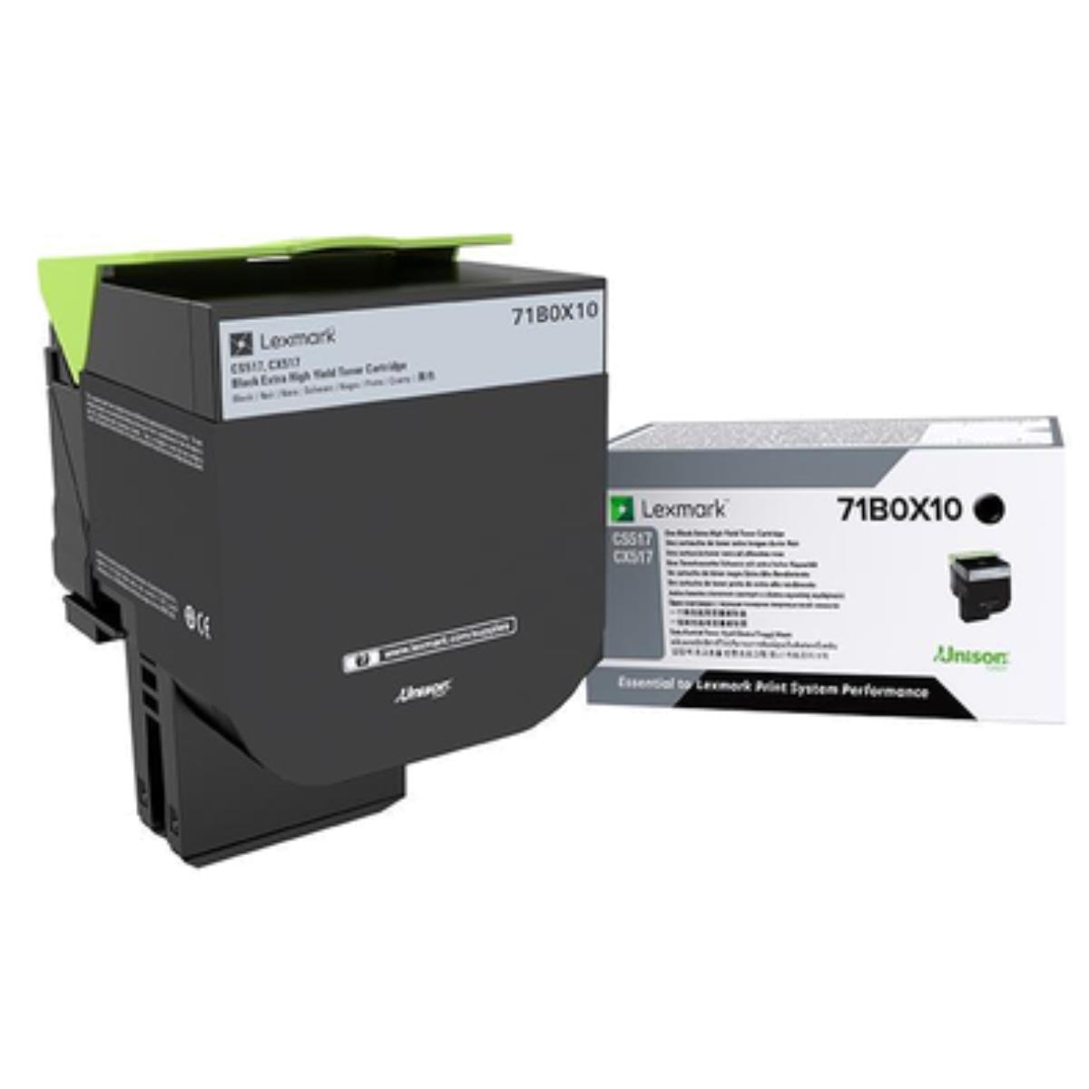 Cartouches de toner - Lexmark 71b0x10 cartouche de toner 1 pice(s) original noir