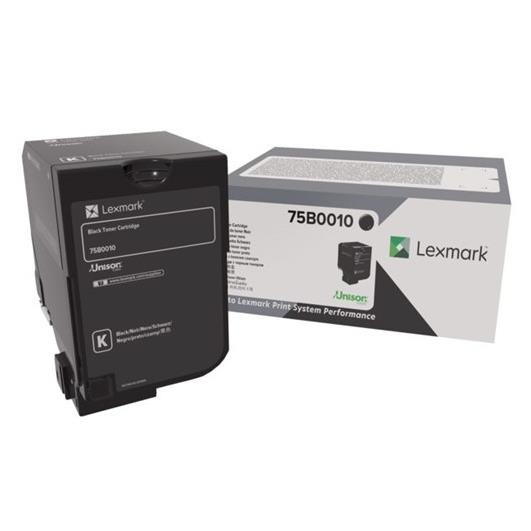 Cartouches de toner - Lexmark 75b0010 cartouche de toner 1 pice(s) original noir