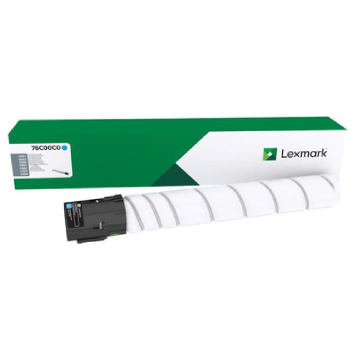 Cartouches de toner - Lexmark 76c00c0 cartouche de toner 1 pice(s) original cyan