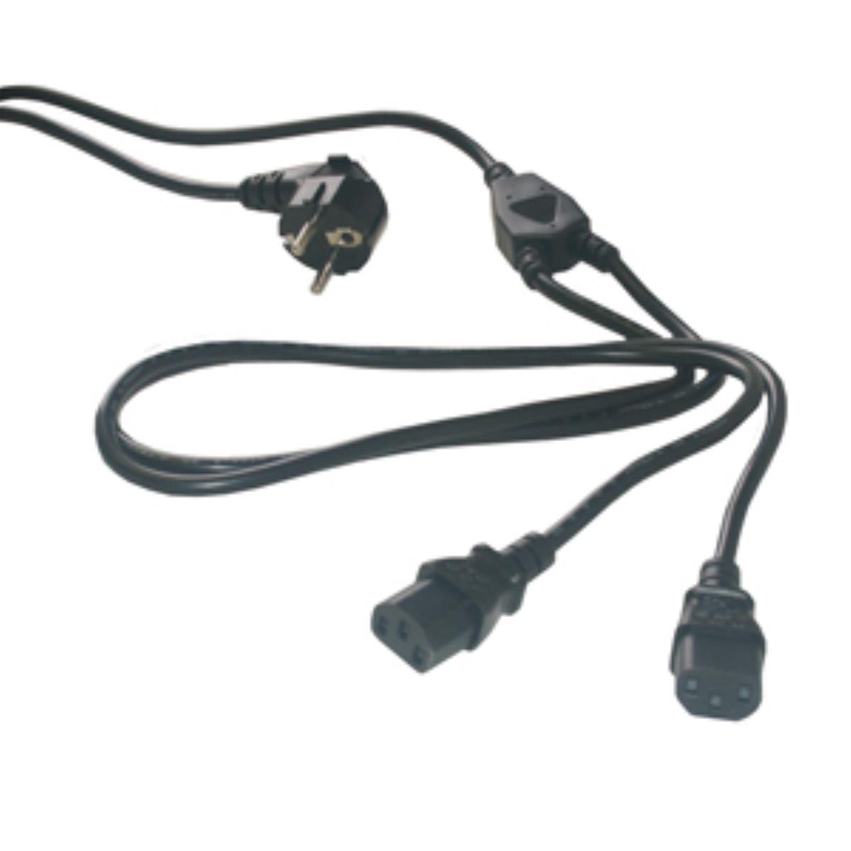Mcl power cable black 2.0m noir 2 m