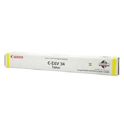 Cartouches de toner - Canon c-exv 34 cartouche de toner 1 pi�ce(s) original jaune