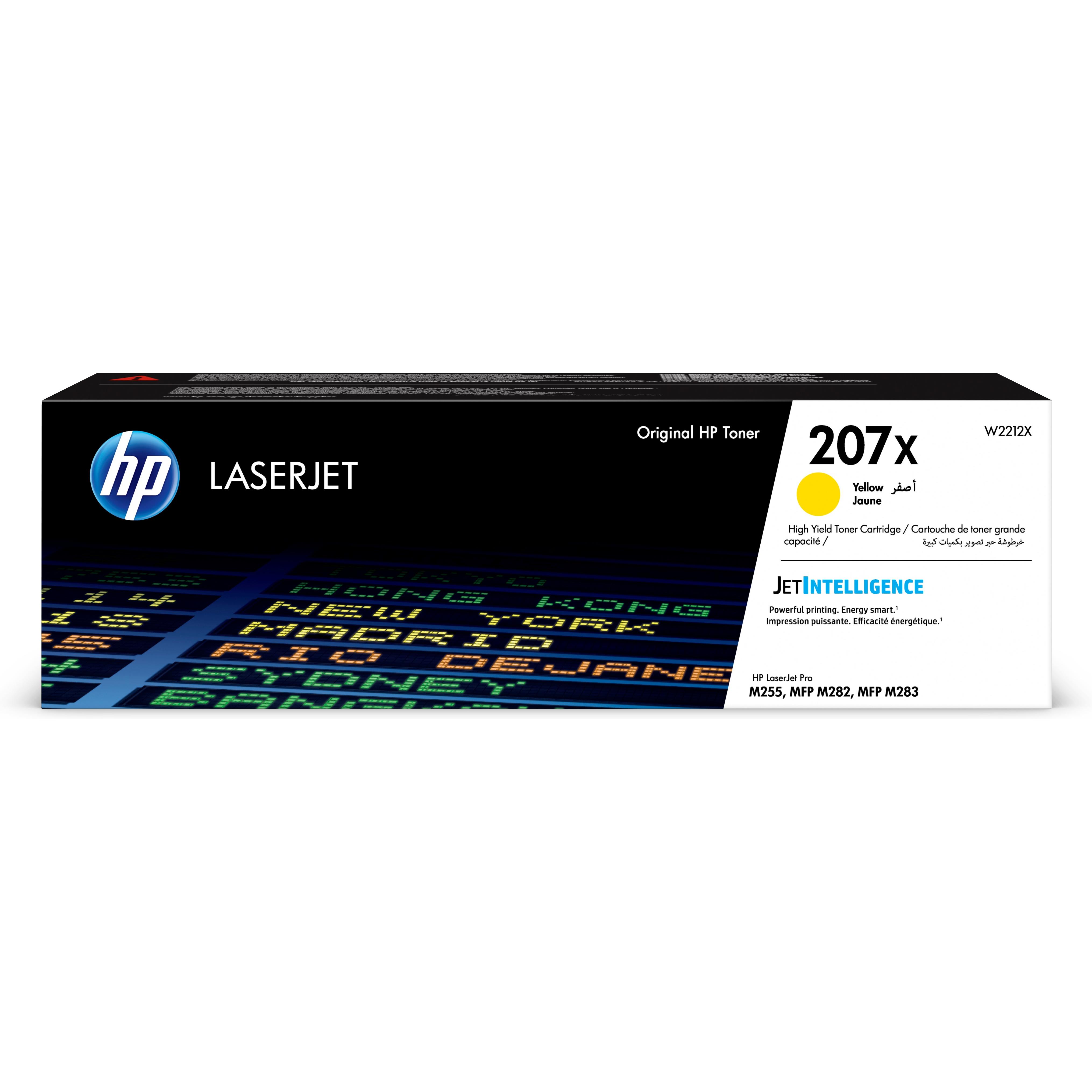 Cartouches de toner - Hp toner jaune laserjet 207x authentique grande capacit
