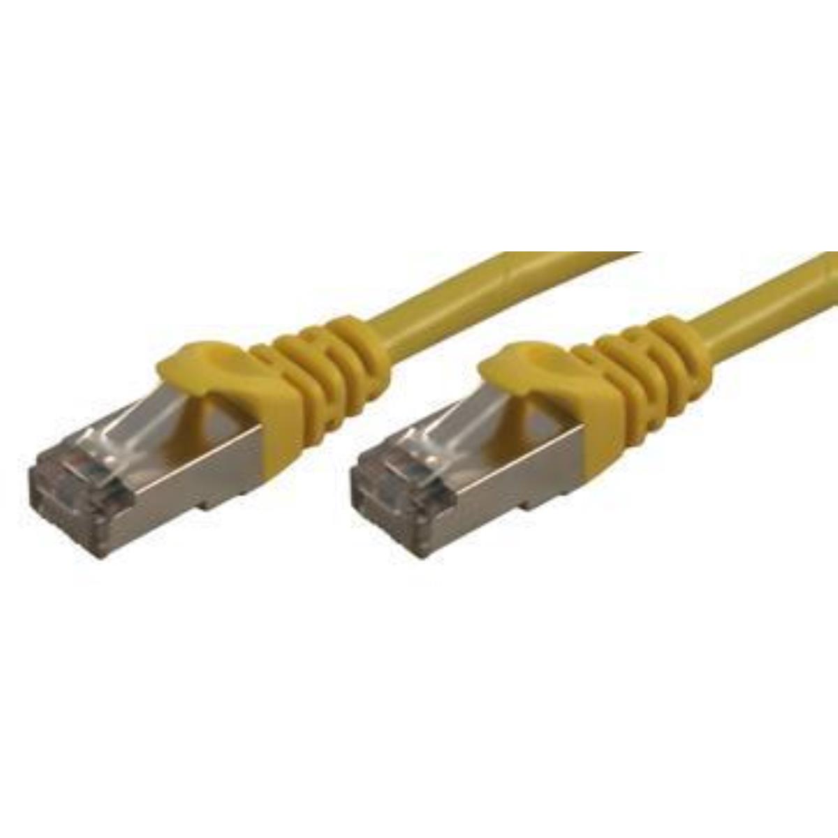 Mcl 15m cat 6 f/utp cble de rseau jaune cat6 f/utp (ftp)