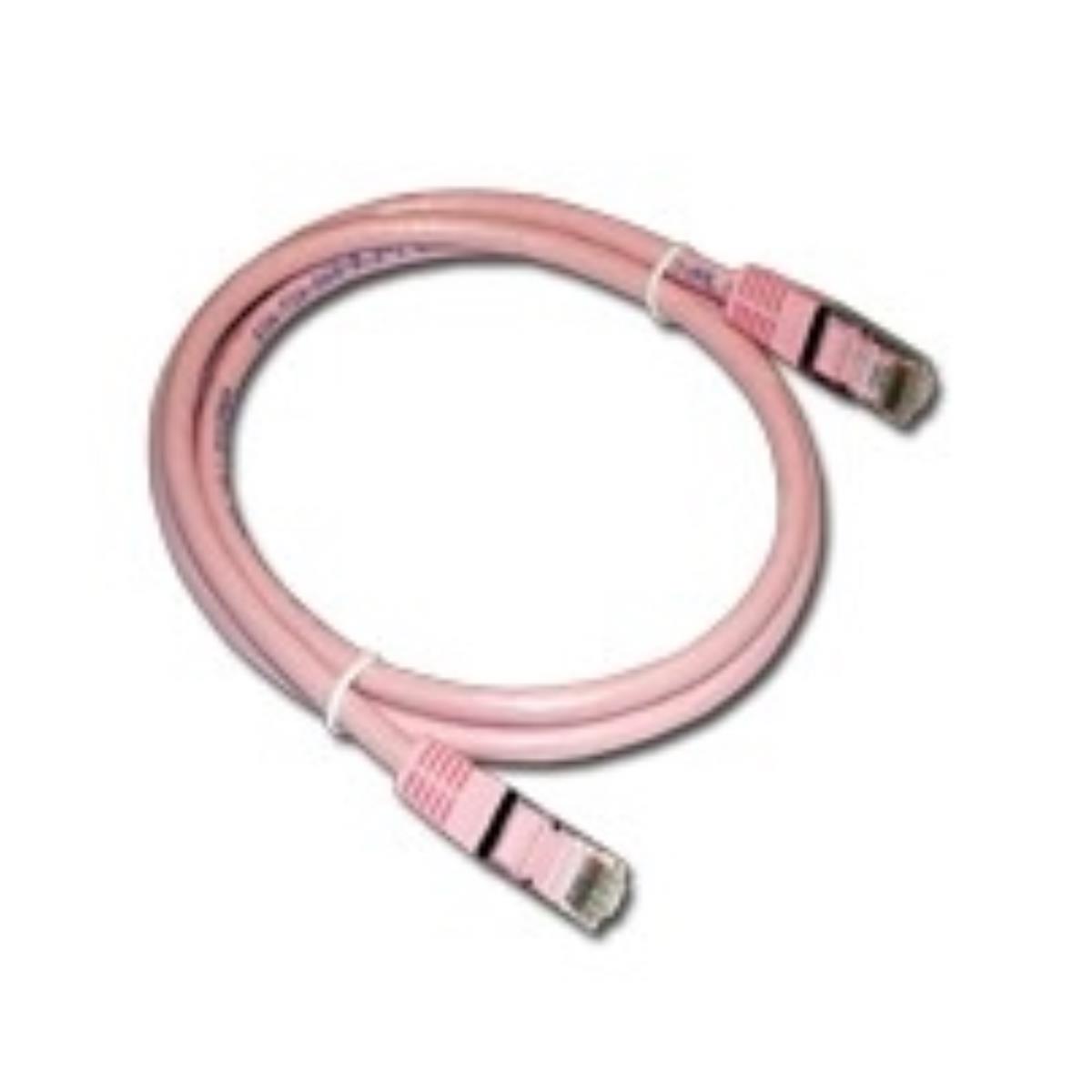 Mcl cable rj45 cat6 5.0 m rose cble de rseau 5 m f/utp (ftp)