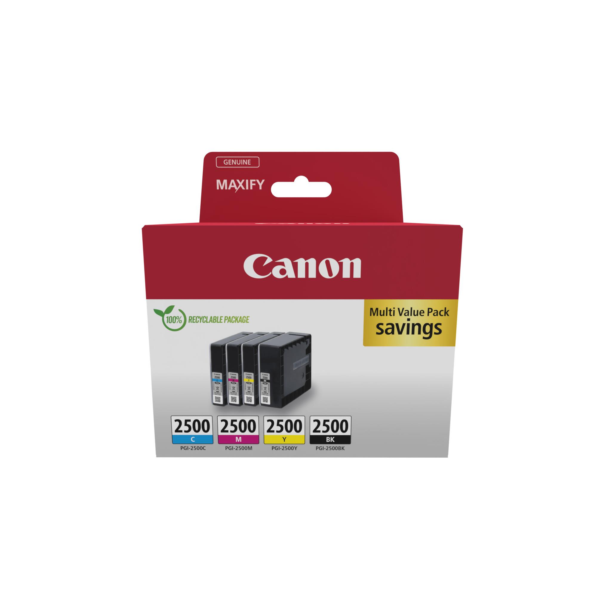 Cartouches pour imprimantes - Canon 9290b006 cartouche d'encre 4 pice(s) original noir, cyan, magenta, jaune