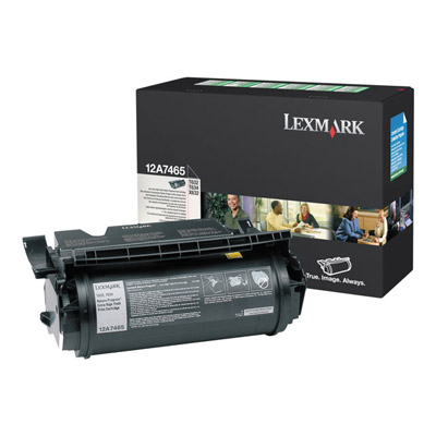 Cartouches de toner - Lexmark 12a7465 cartouche de toner 1 pice(s) original noir