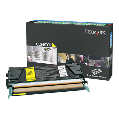 Cartouches de toner - Lexmark c5240yh cartouche de toner original cyan, jaune