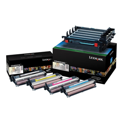 Cartouches de toner - Lexmark c540x74g cartouche de toner original noir, cyan, magenta, jaune