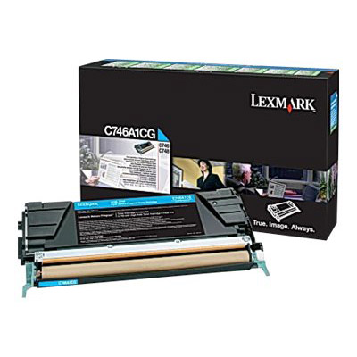 Cartouches de toner - Lexmark c746a1cg cartouche de toner 1 pice(s) original cyan