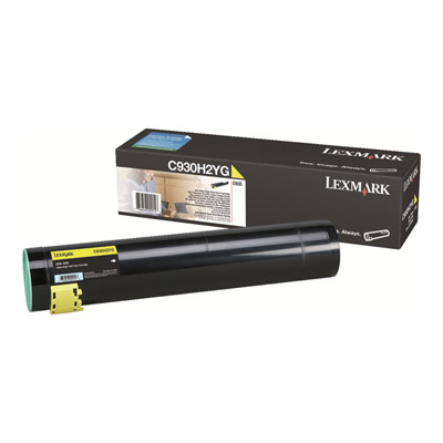 Cartouches de toner - Lexmark c930h2yg cartouche de toner 1 pice(s) original jaune