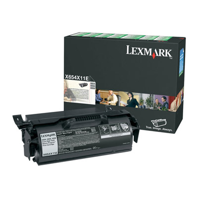 Cartouches de toner - Lexmark x654x11e cartouche de toner original noir
