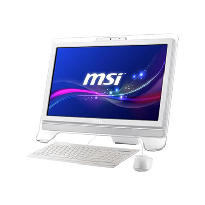 MSI Wind Top AE2050-077FR - Tout en un - 1 x E-450 1.65 GHz - RAM 4 Go - HDD 500 Go - DVD SuperMulti - Radeon HD 6320 - GigE - LAN sans fil : 802.11b/g/n - Windows 7 Familiale Premium 64 bits - Moniteur : LCD 20" large Multi-tactile