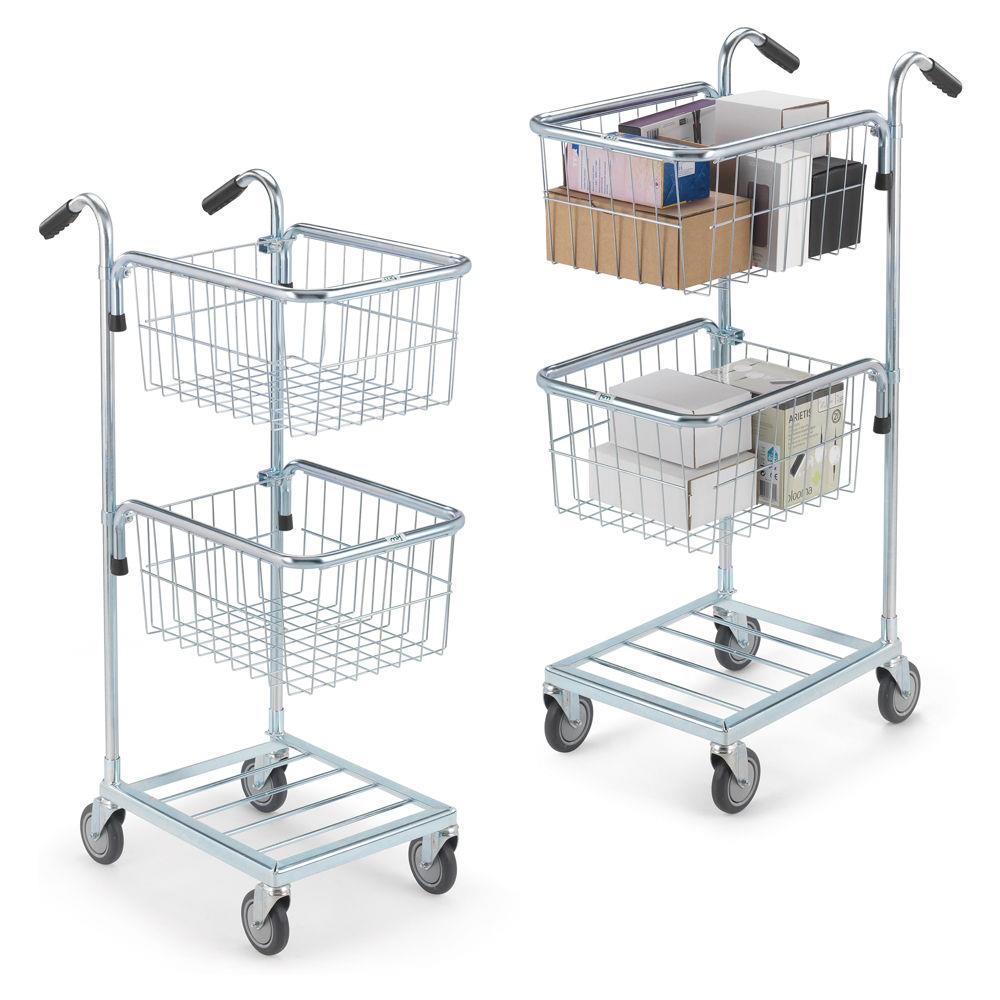 Chariot de prparation de commandes avec paniers