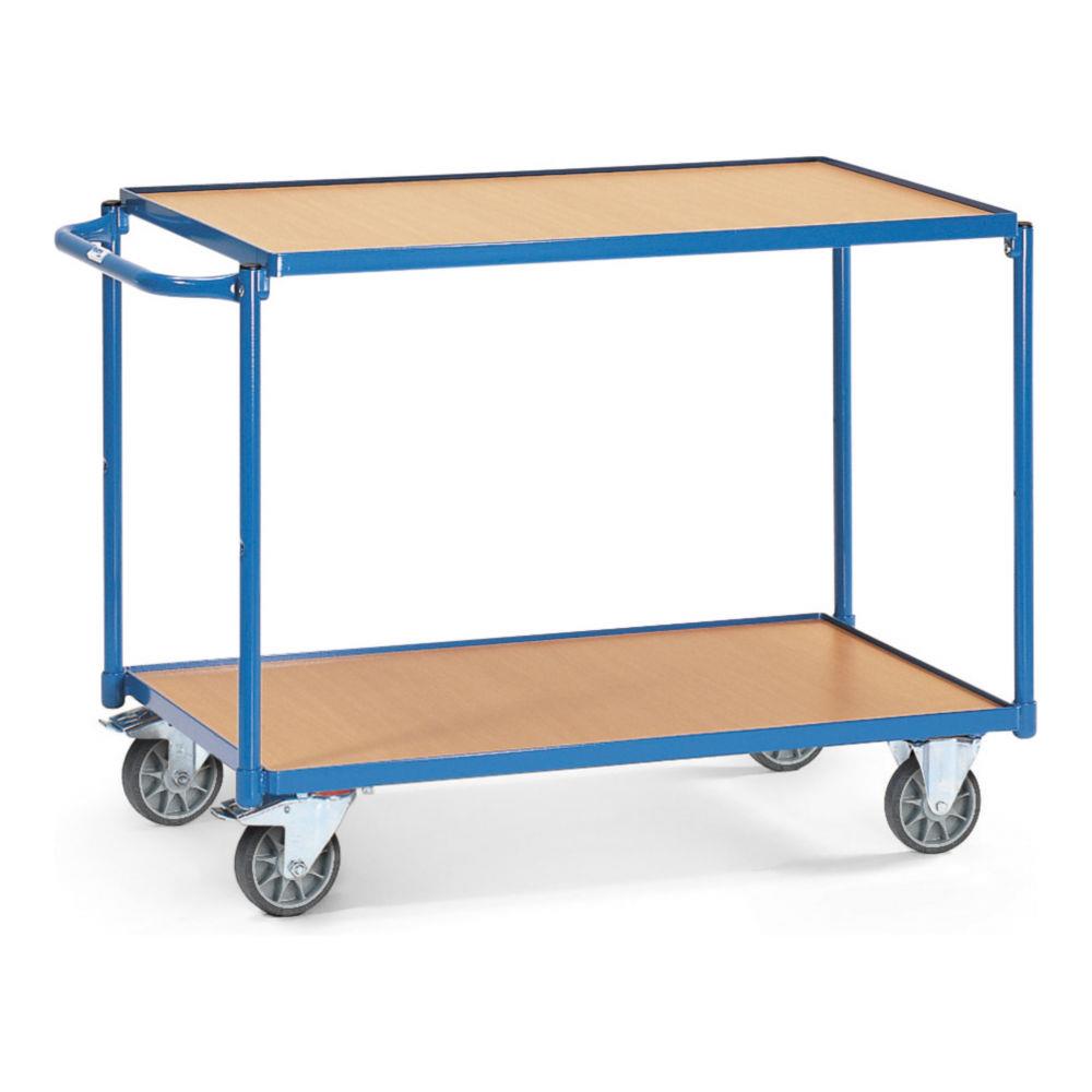 Chariot  plateaux bois charge 300 kg 2 plateaux