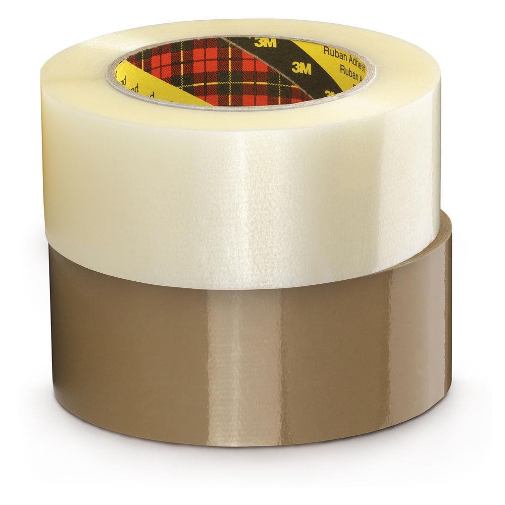 Ruban adhsif Scotch 3M 371 Polypropylne havane standard, 28 microns 48 mm x 66 m
