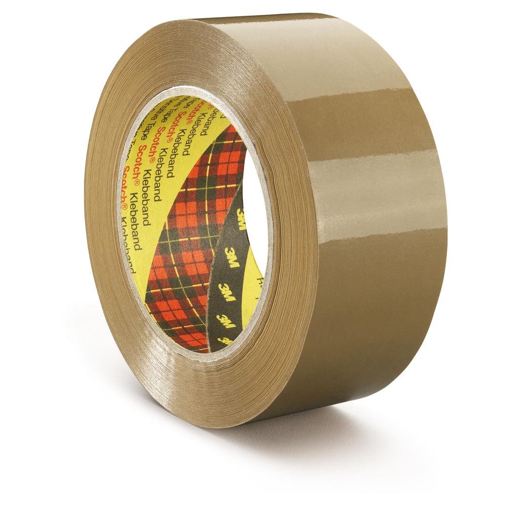 Ruban adhsif Scotch 3M 371 Polypropylne standard 28 microns havane 48 mm x 132 m