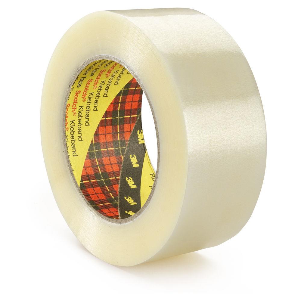 Ruban adhsif Scotch 3M 371 Polypropylne standard 28 microns transparent 48 mm x 132 m