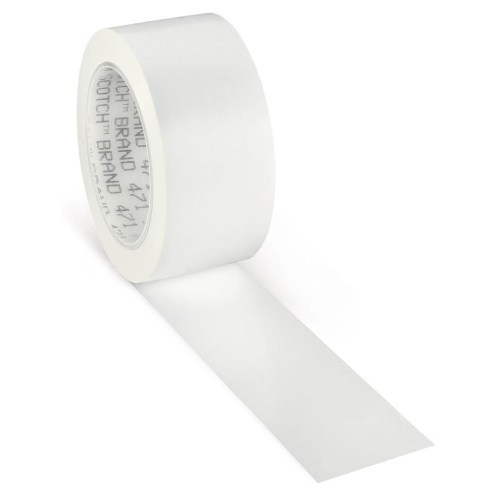 Ruban vinyle de marquage blanc 3M 50 mm x 33 m